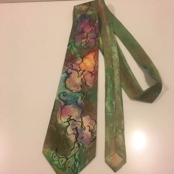 Kathy Robinson Neck Tie 54 inch Rare - Picture 3 of 3